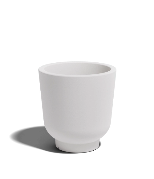 Biała donica tarasowa Stevio 36